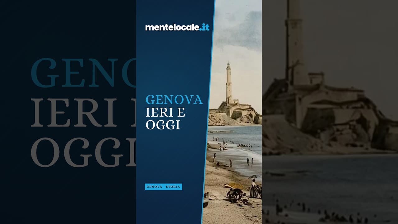 Genova ieri e oggi: un secolo di trasformazioni a Sampierdarena #travel #genova #shorts